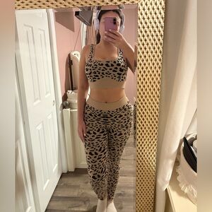 Leopard Print Knit Set